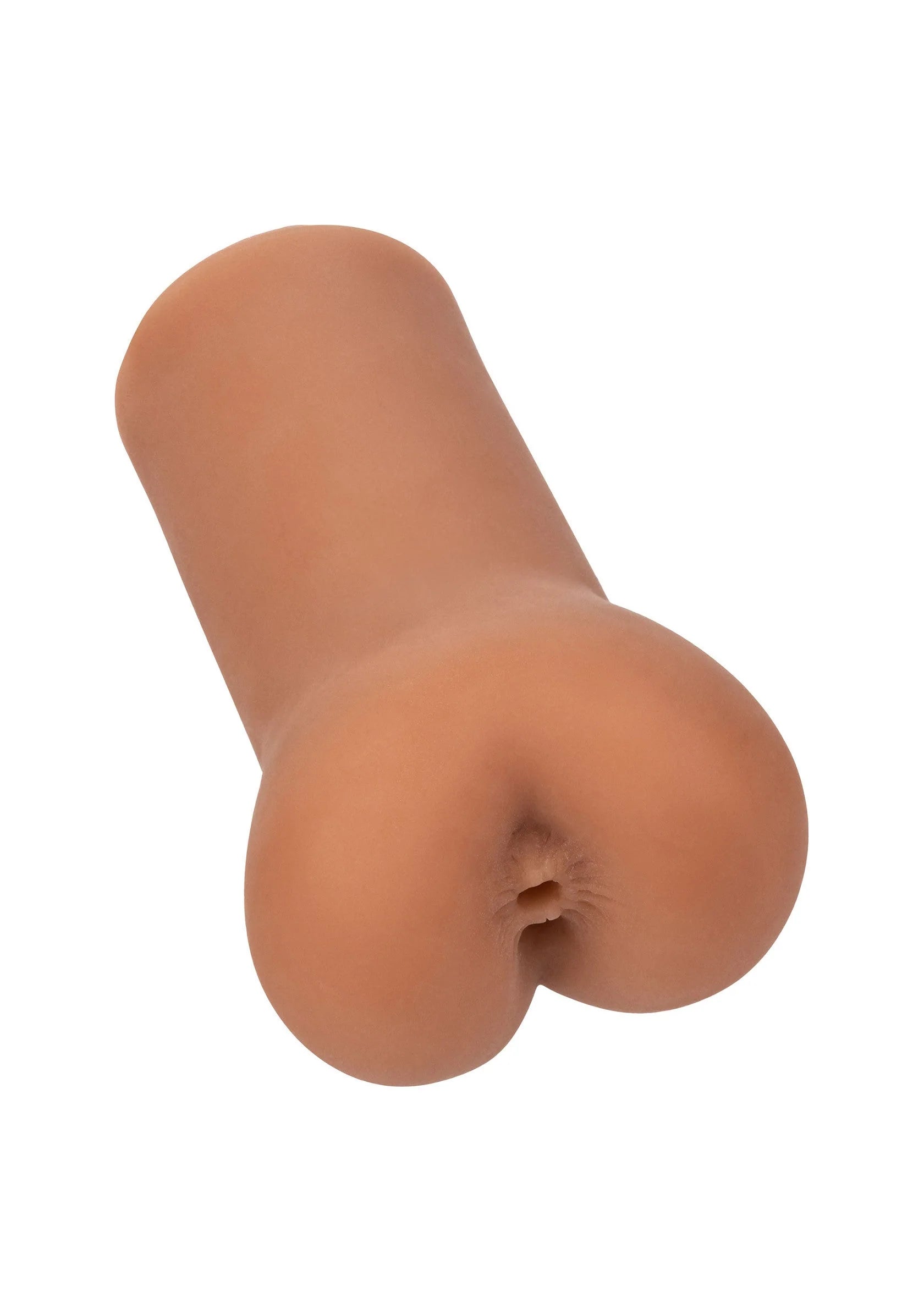Masturbator-stroker met donkere opening op de voorkant, ronde vorm