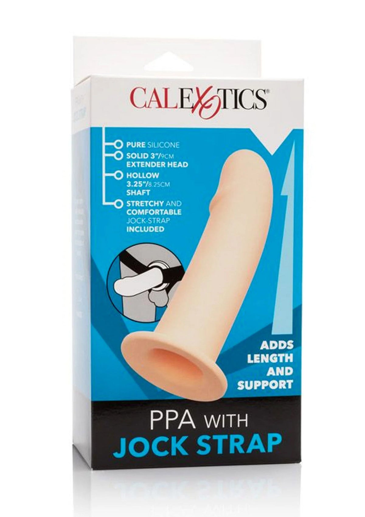 Bestel: PPA Strap - On With Jock Strap by CalExotics Extensions - bij Happytoys.nl, happytoys.be, Happytoys.ae: erotische sex webshop | liever Happy dan Easy ⭐⭐⭐⭐⭐