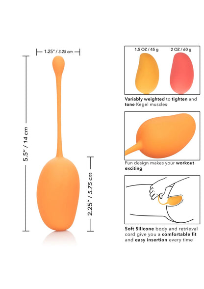 Bestel: Kegel Training Set Mango by CalExotics - bij Happytoys: de erotische sex webshop | liever Happy dan Easy ⭐⭐⭐⭐⭐
