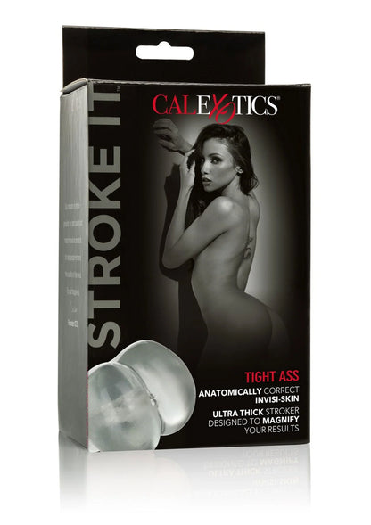 CalExotics Tight Ass masturbatorverpakking met lichtgrijze cilinder