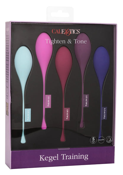 Bestel: Kegel Training 5 - Piece Set bekkenbodem trainer by CalExotics - bij Happytoys: de erotische sex webshop | liever Happy dan Easy ⭐⭐⭐⭐⭐