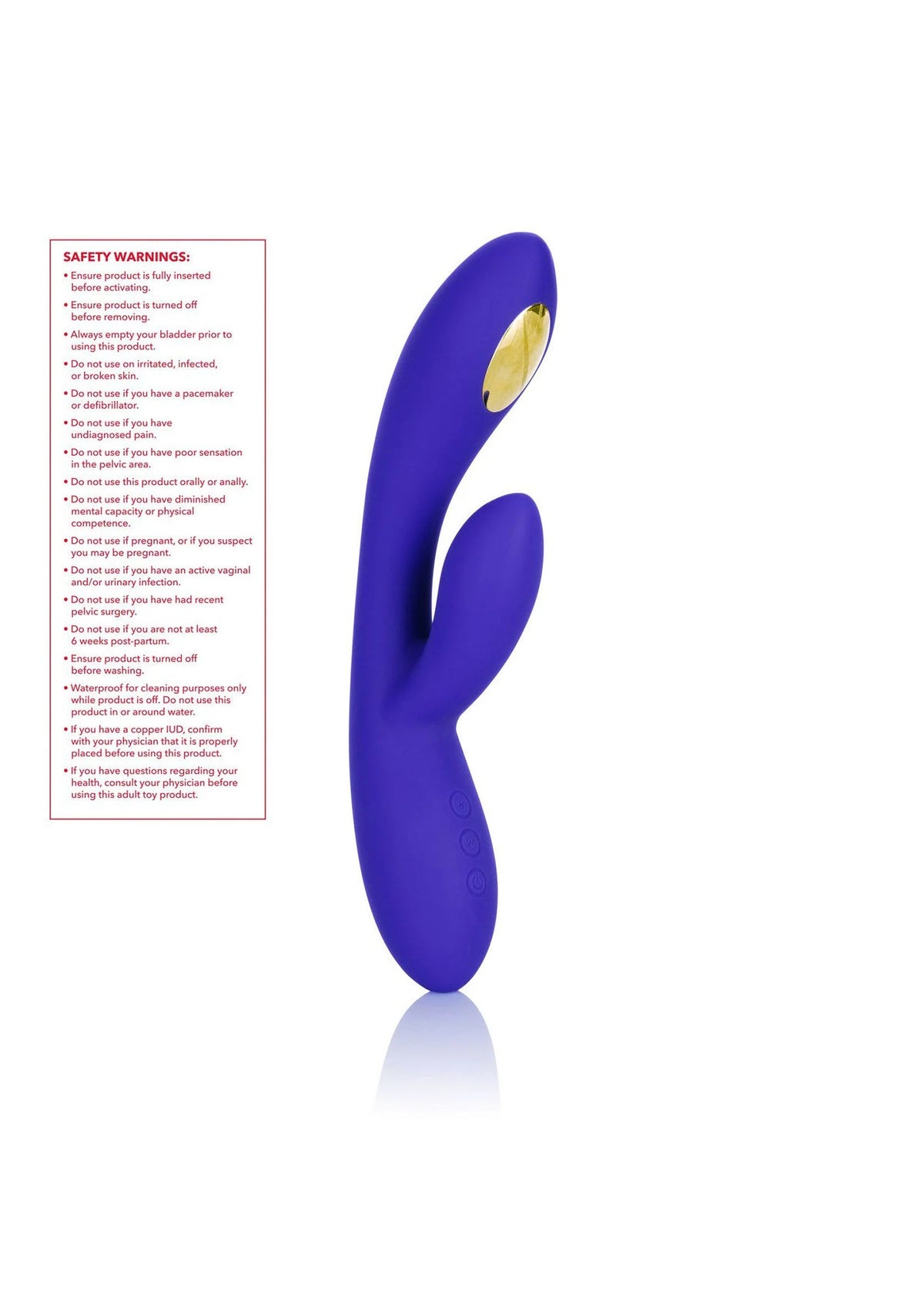 Beste vandaag nog: Impulse Intimate E - Stimulator Dual Wand vibrator CalExotics by CalExotics - bij Happytoys