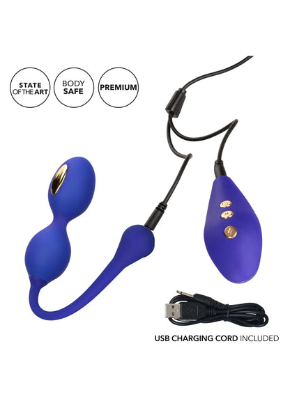 Bestel: Impulse Intimate E - Stimulator Remote Dual Kegel Exerciser by CalExotics - bij Happytoys: de erotische sex webshop | liever Happy dan Easy ⭐⭐⭐⭐⭐
