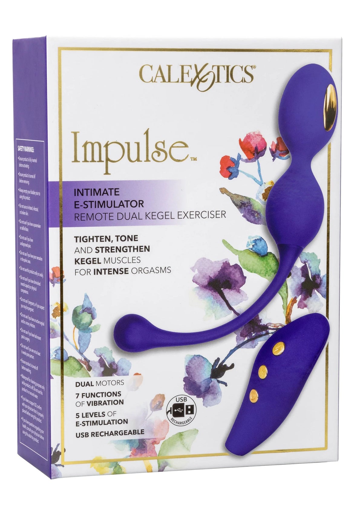 Bestel: Impulse Intimate E - Stimulator Remote Dual Kegel Exerciser by CalExotics - bij Happytoys: de erotische sex webshop | liever Happy dan Easy ⭐⭐⭐⭐⭐