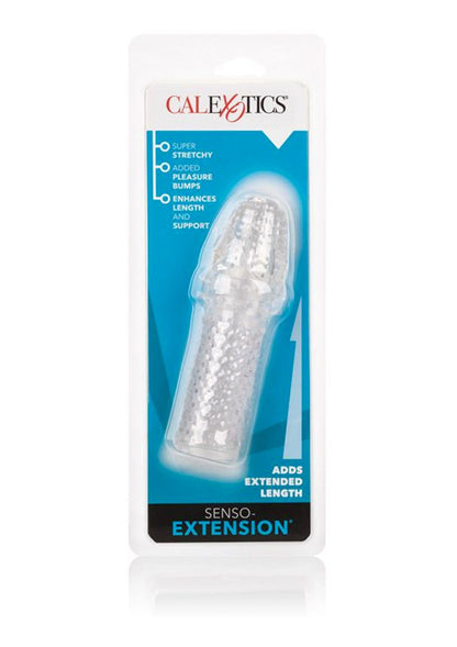 Verpakking met 'ADDS EXTENDED LENGTH' voor Senso Extension van CalExotics