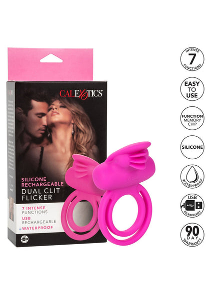 Dual Clit Flicker Enhancer cockring by CalExotics Couples Enhancer