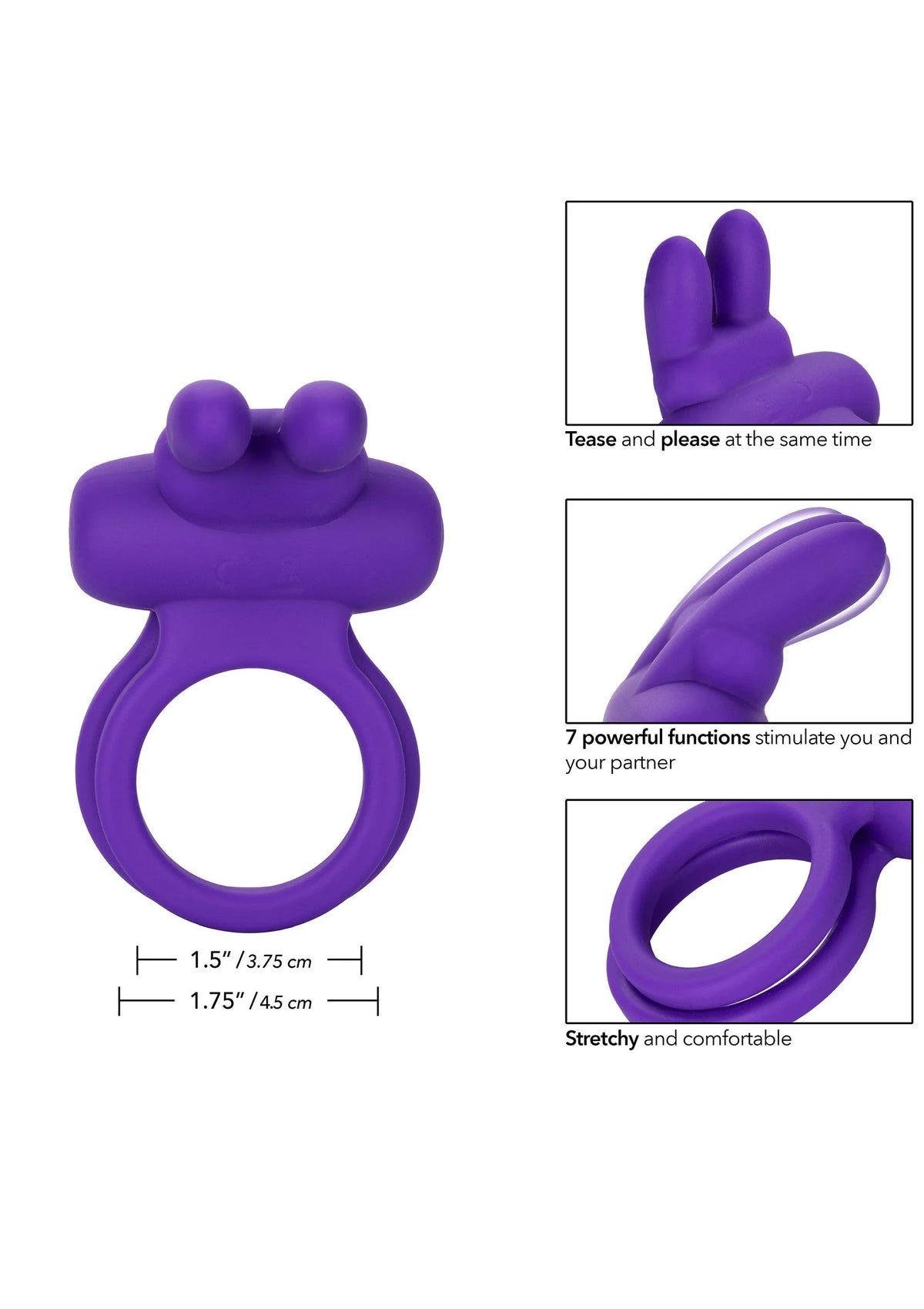 Bestel: Rockin' Rabbit Enhancer - bij Happytoys: de erotische sex webshop | liever Happy dan Easy ⭐⭐⭐⭐⭐