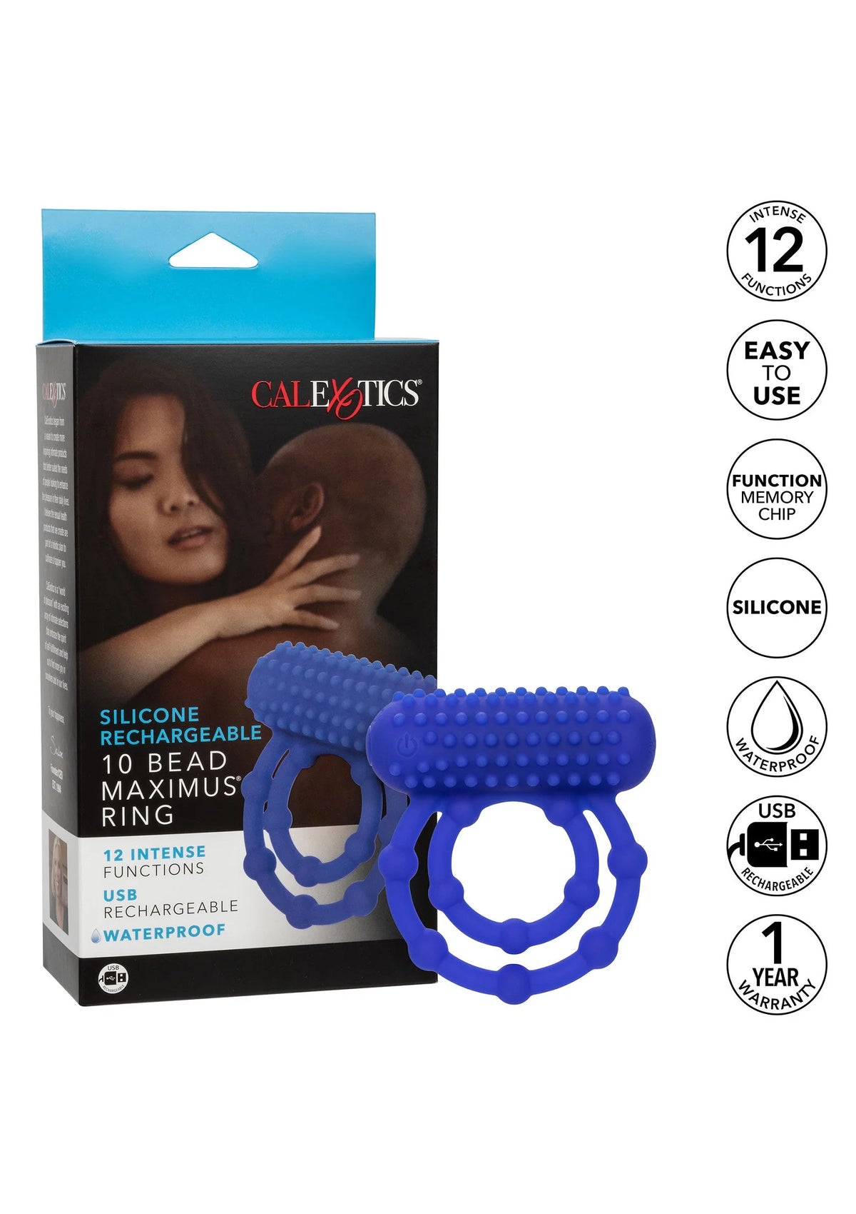 Bestel: 10 Bead Maximus Ring - bij Happytoys: de erotische sex webshop | liever Happy dan Easy ⭐⭐⭐⭐⭐