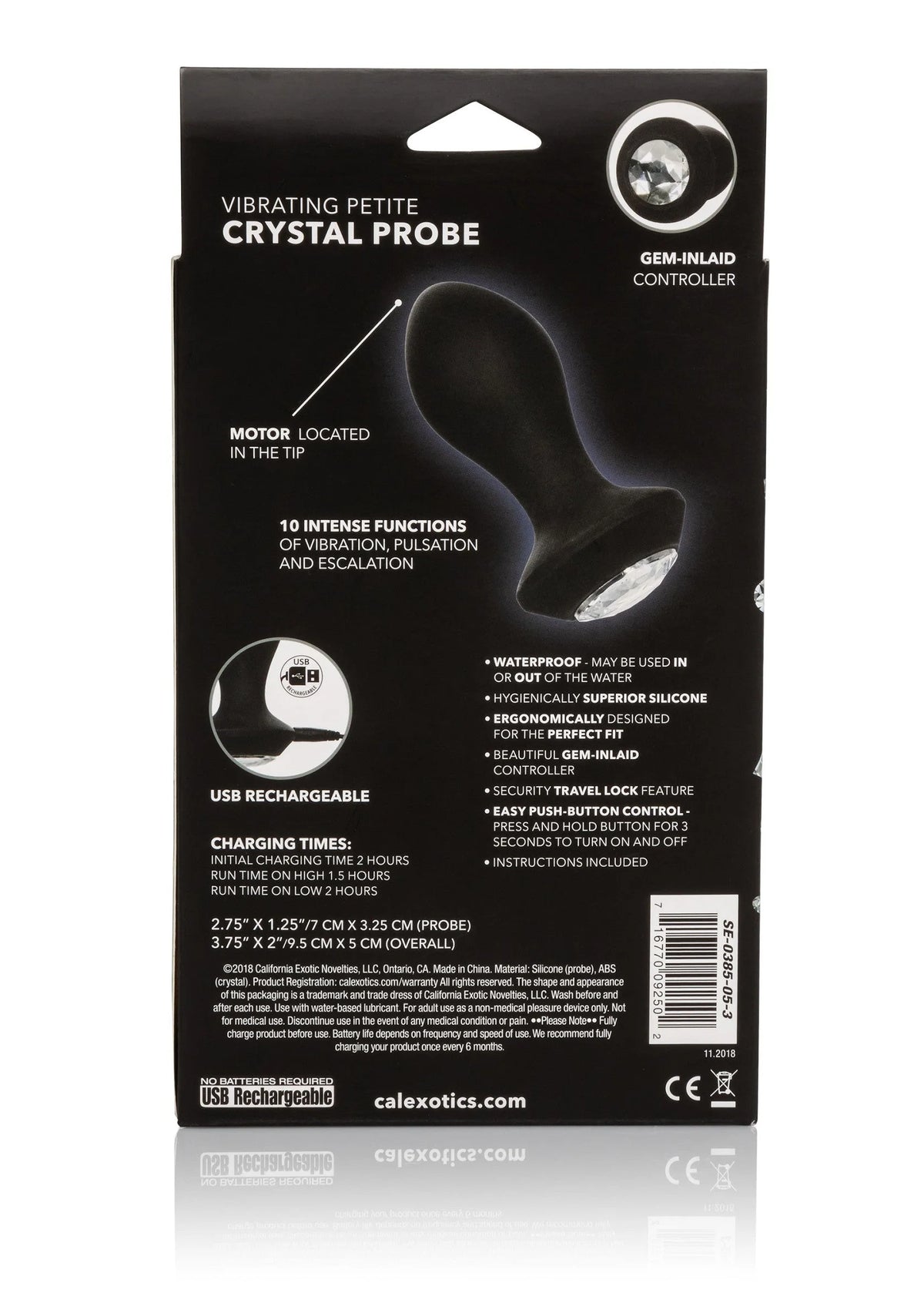 Bestel: Vibrating Petite Crystal Probe - bij Happytoys: de erotische sex webshop | liever Happy dan Easy ⭐⭐⭐⭐⭐