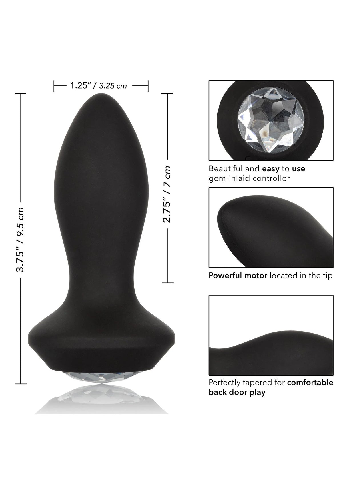 Bestel: Vibrating Petite Crystal Probe - bij Happytoys: de erotische sex webshop | liever Happy dan Easy ⭐⭐⭐⭐⭐