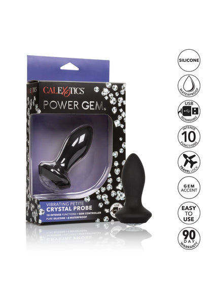 Bestel: Vibrating Petite Crystal Probe - bij Happytoys: de erotische sex webshop | liever Happy dan Easy ⭐⭐⭐⭐⭐