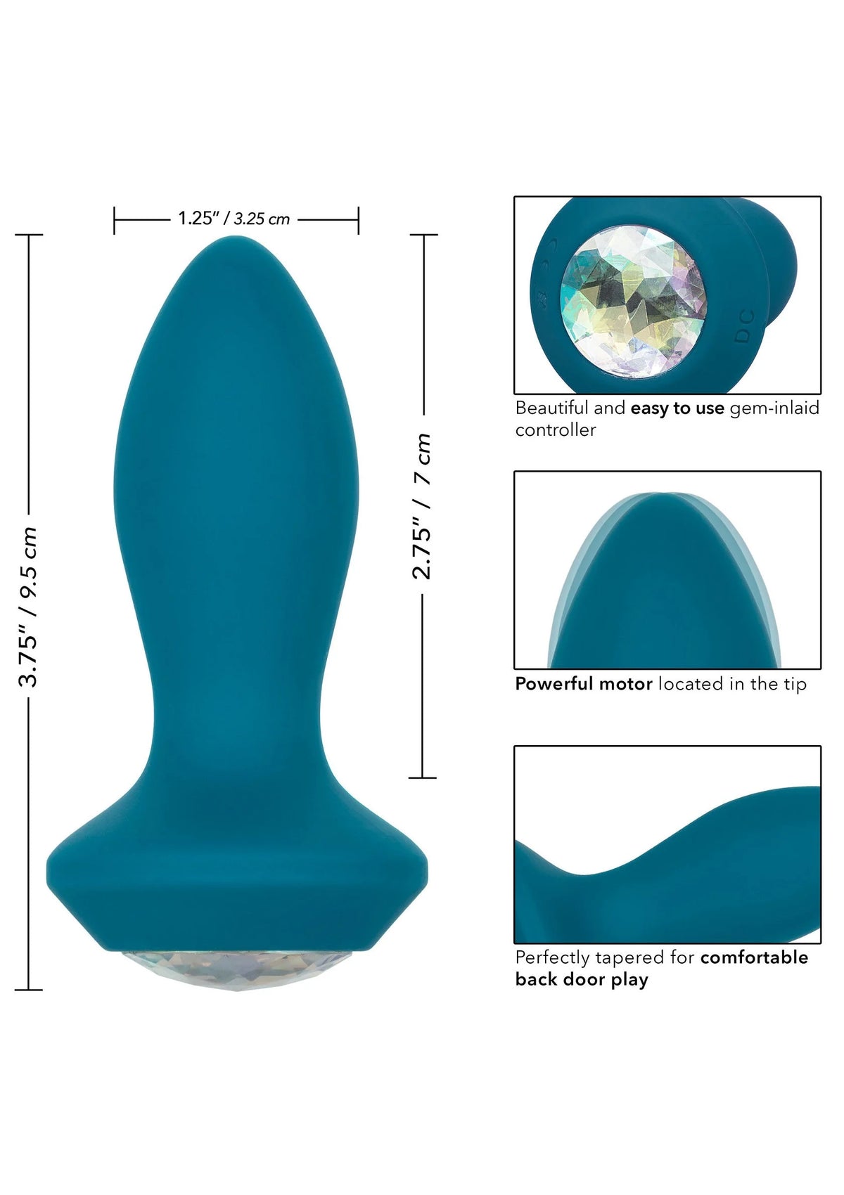 Bestel: Vibrating Petite Crystal Probe - bij Happytoys: de erotische sex webshop | liever Happy dan Easy ⭐⭐⭐⭐⭐