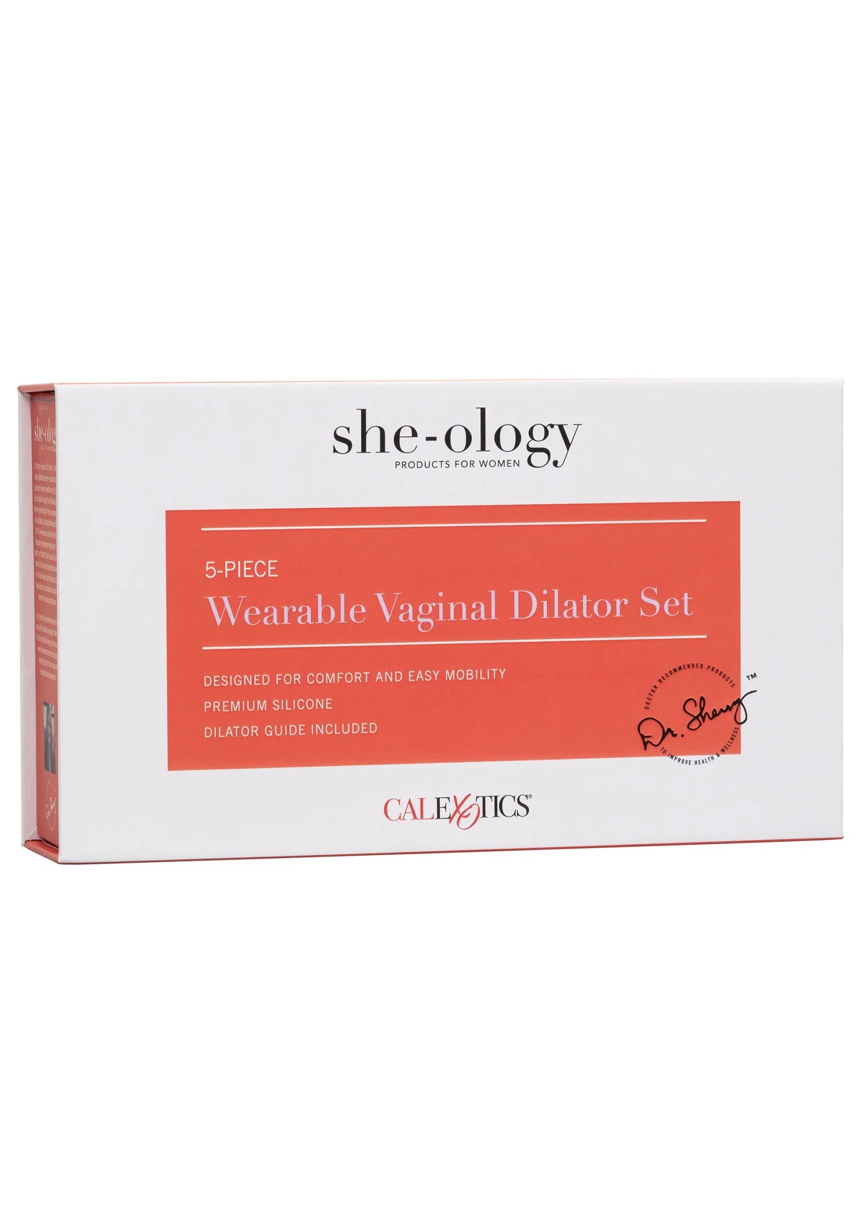 Verpakkingsdoos met she-ology 5-delige draagbare vaginale dilator set