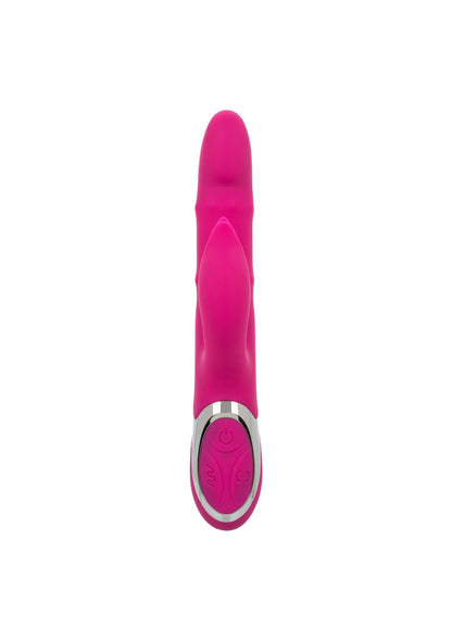 Bestel: Enchanted Embrace Double Thrusting Vibrator by CalExotics - bij Happytoys: de erotische sex webshop | liever Happy dan Easy ⭐⭐⭐⭐⭐