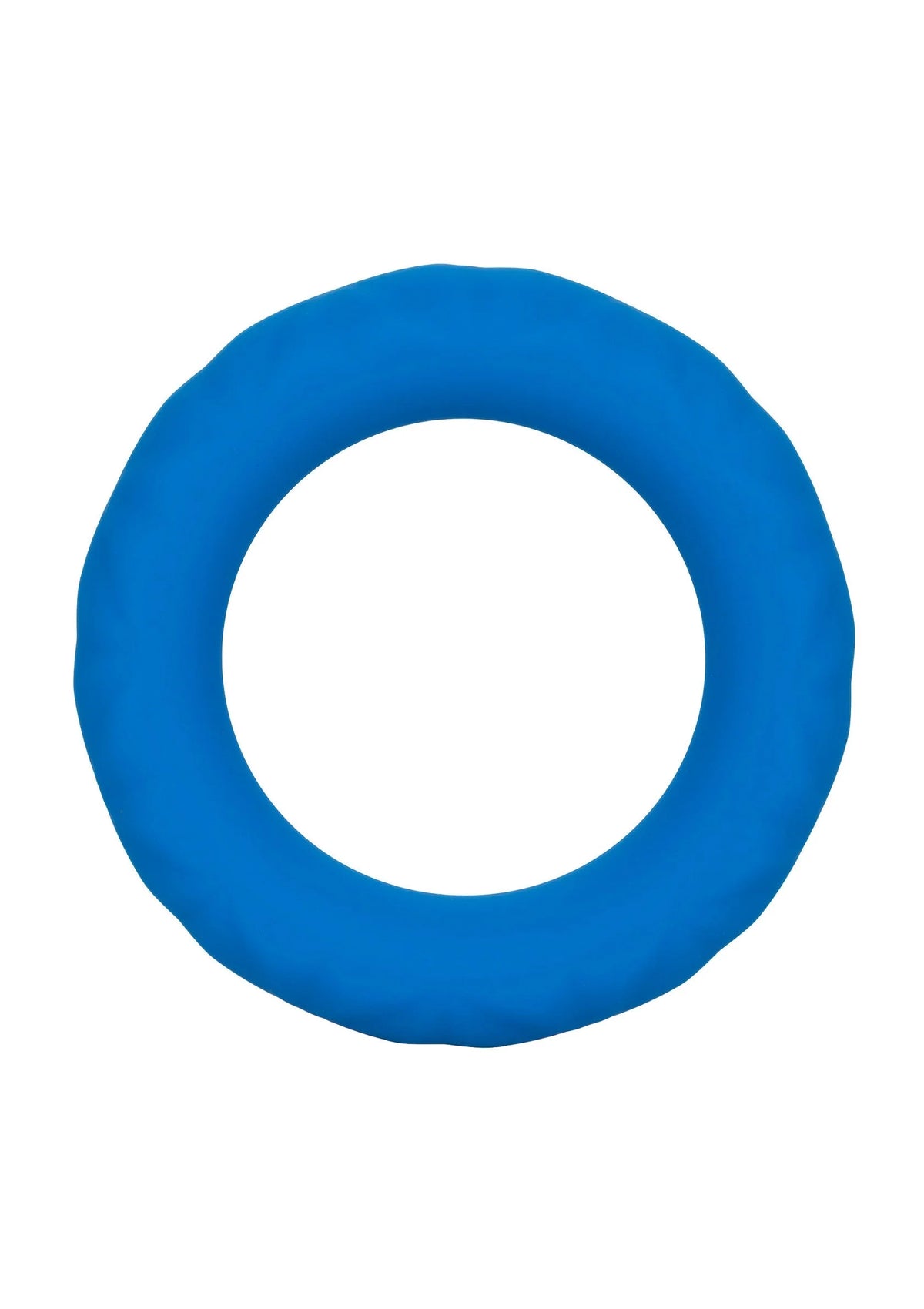 Blauwe zachte cockring van siliconen