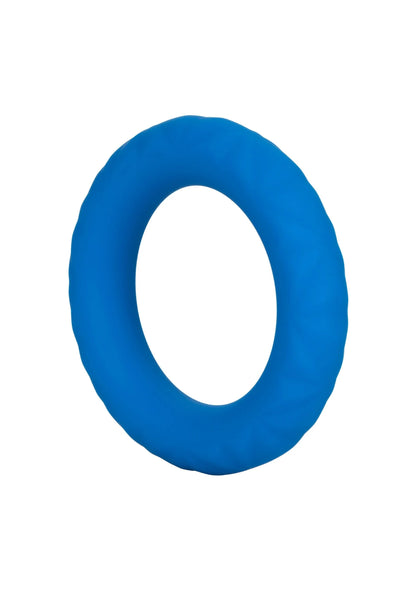 Blauw ringvormig cockring, zacht en flexibel
