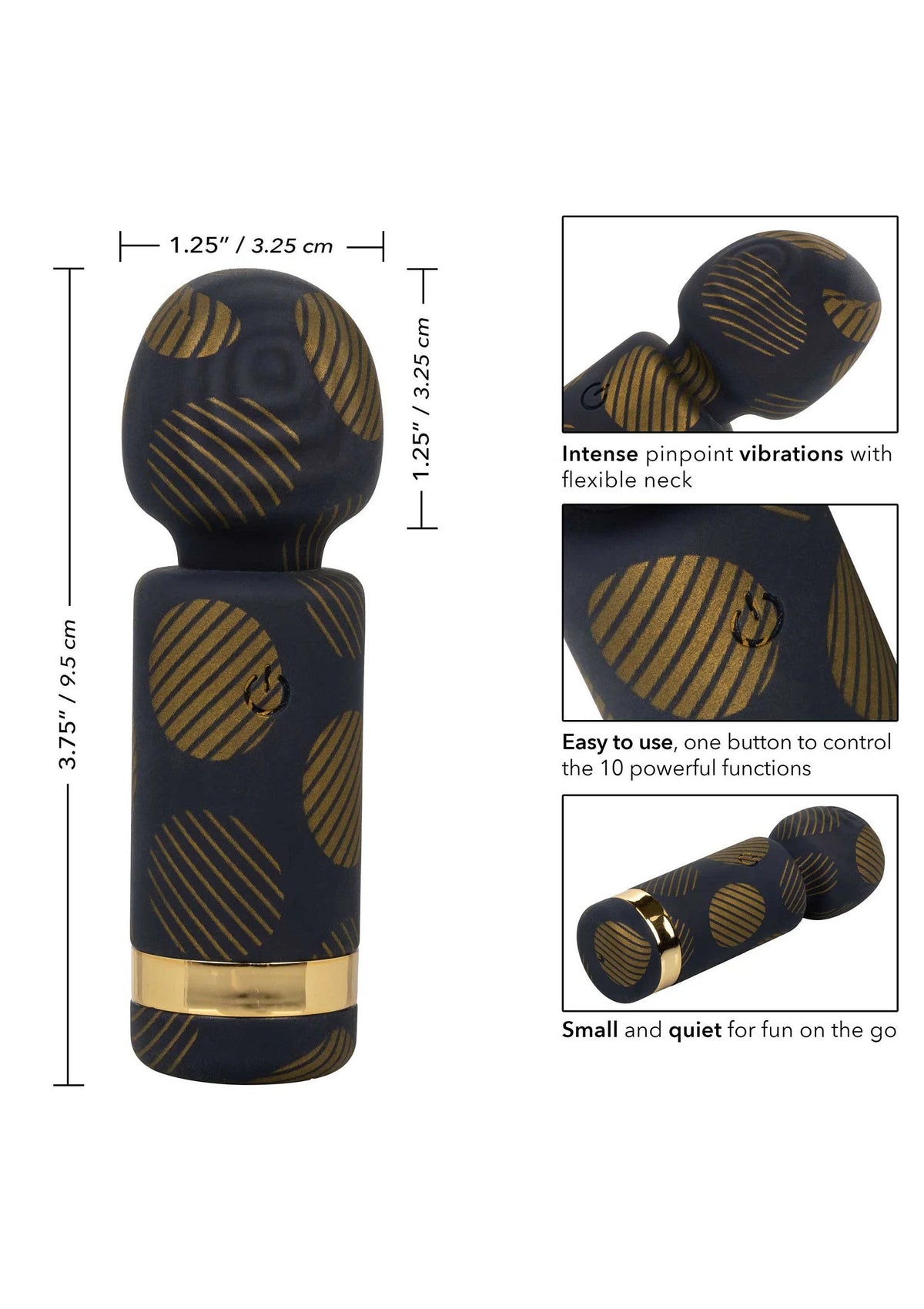 Bestel: Naughty Bits Lit Clit Teenie Weenie Wand by CalExotics - bij Happytoys: de erotische sex webshop | liever Happy dan Easy ⭐⭐⭐⭐⭐