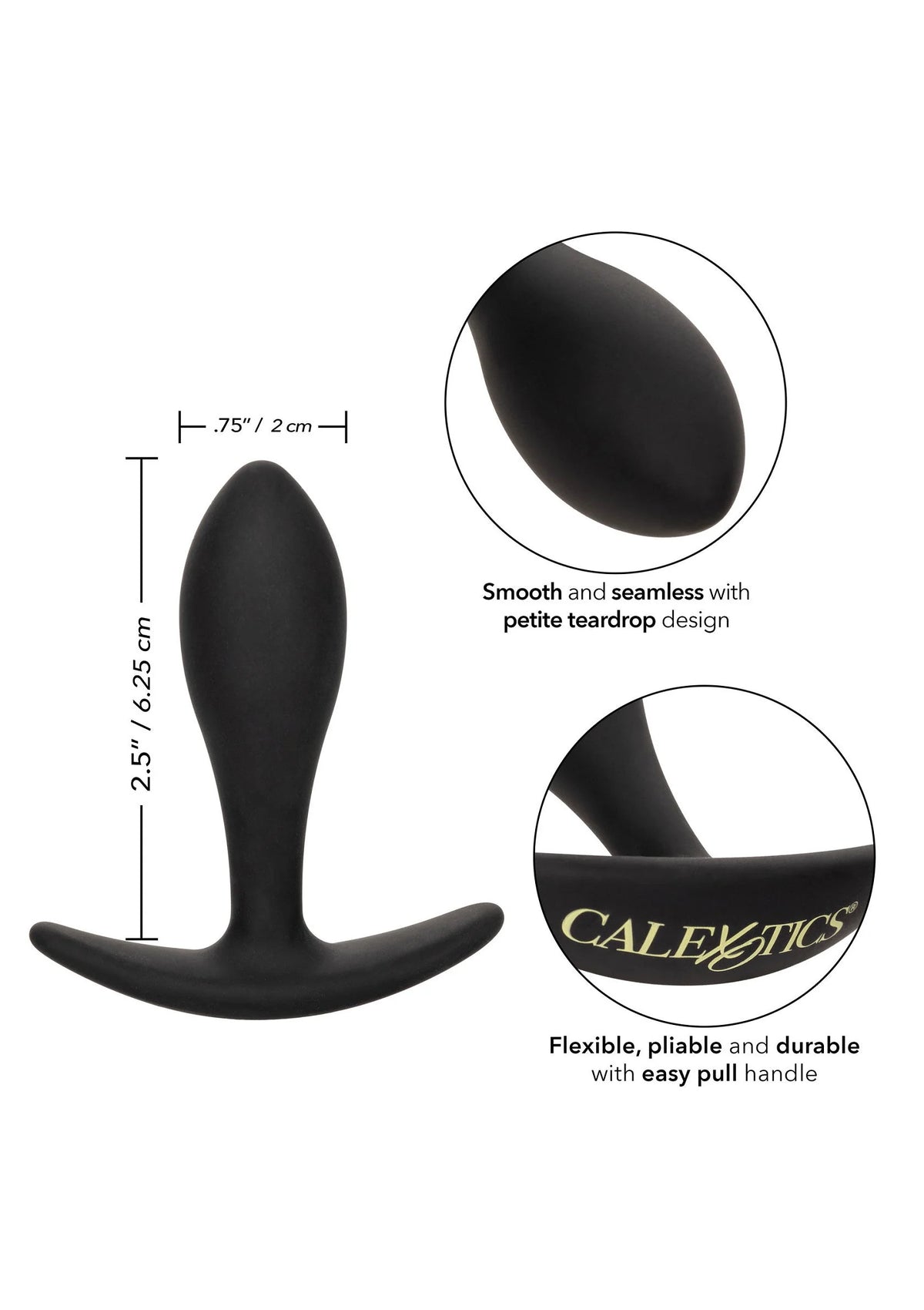 Beste vandaag nog: Boundless Teardrop Plug by CalExotics - bij Happytoys