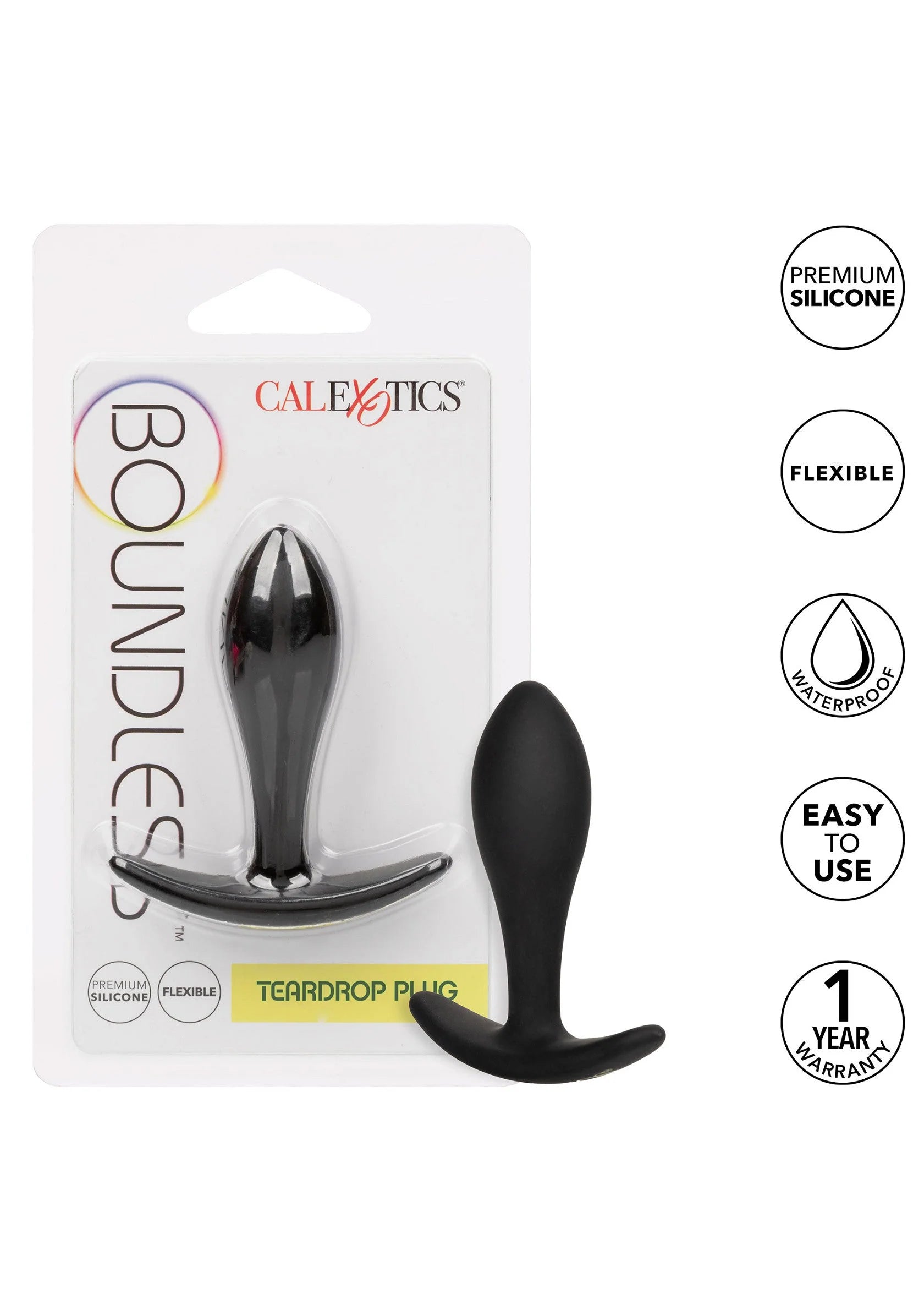 Beste vandaag nog: Boundless Teardrop Plug by CalExotics - bij Happytoys