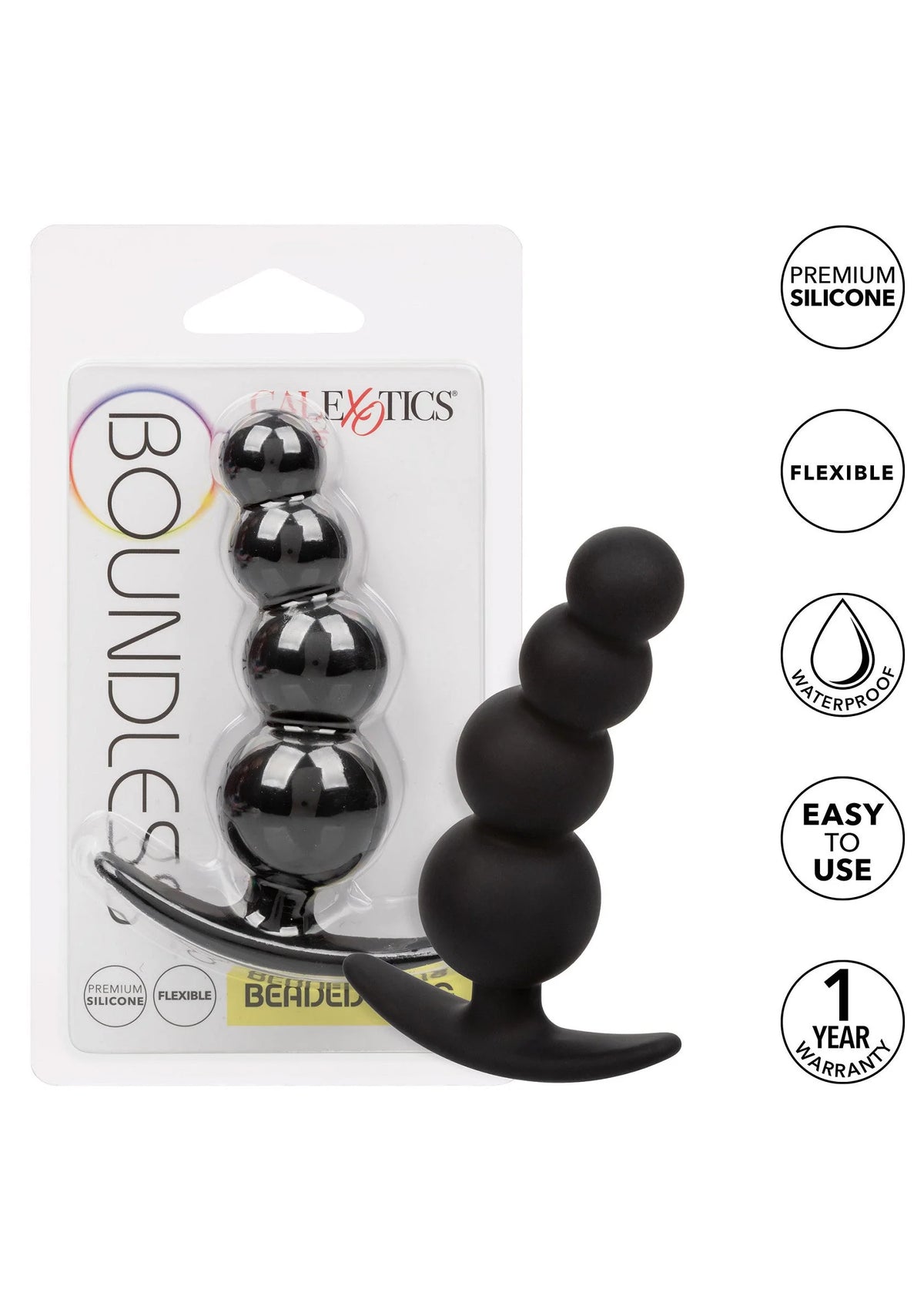 Beste vandaag nog: Boundless Beaded Plug by CalExotics - bij Happytoys