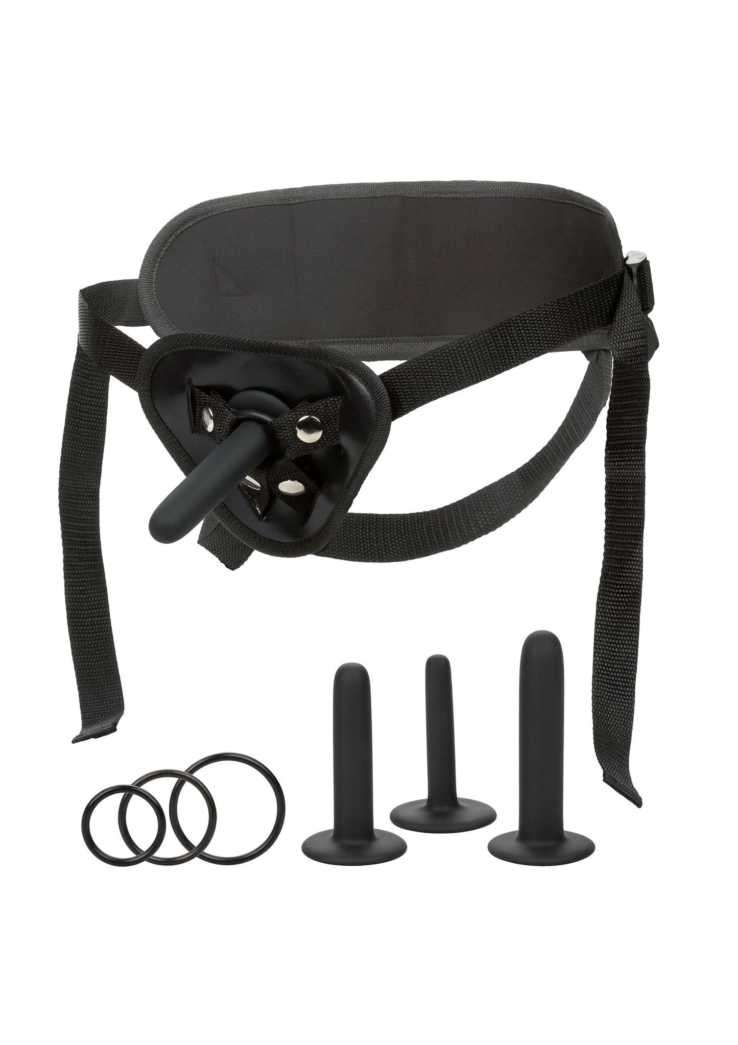 Beste vandaag nog: Boundless Silicone Pegging Kit by CalExotics - bij Happytoys - Default Title - 14219 - BLACK