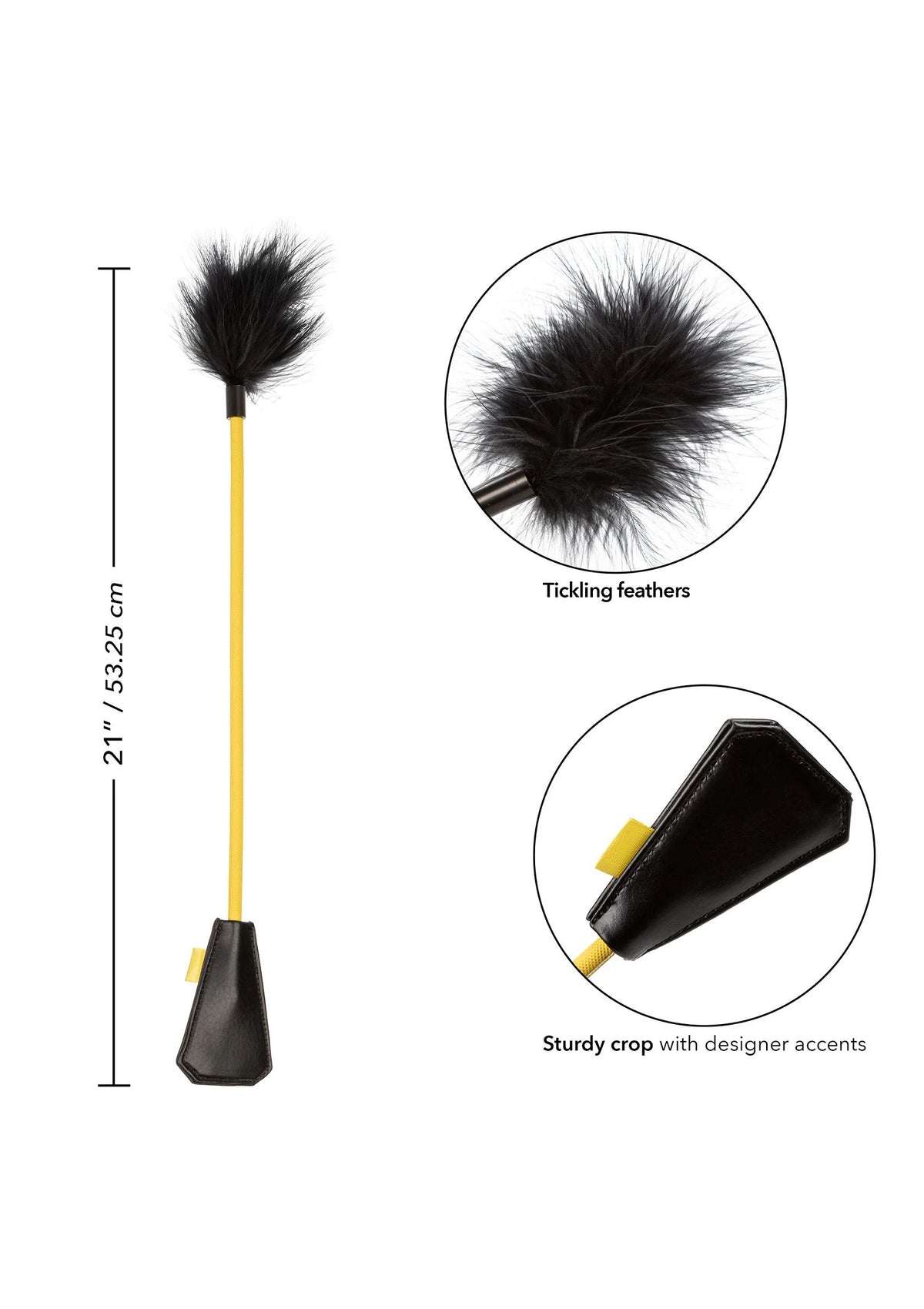 Beste vandaag nog: Boundless Feather Crop by CalExotics - bij Happytoys
