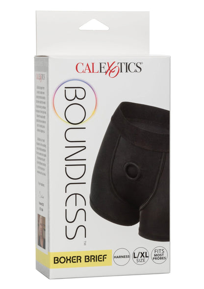 Bestel: Boundless Boxer Brief - bij Happytoys: de erotische sex webshop | liever Happy dan Easy ⭐⭐⭐⭐⭐ - Default Title - 14238 - BLACK - S/M