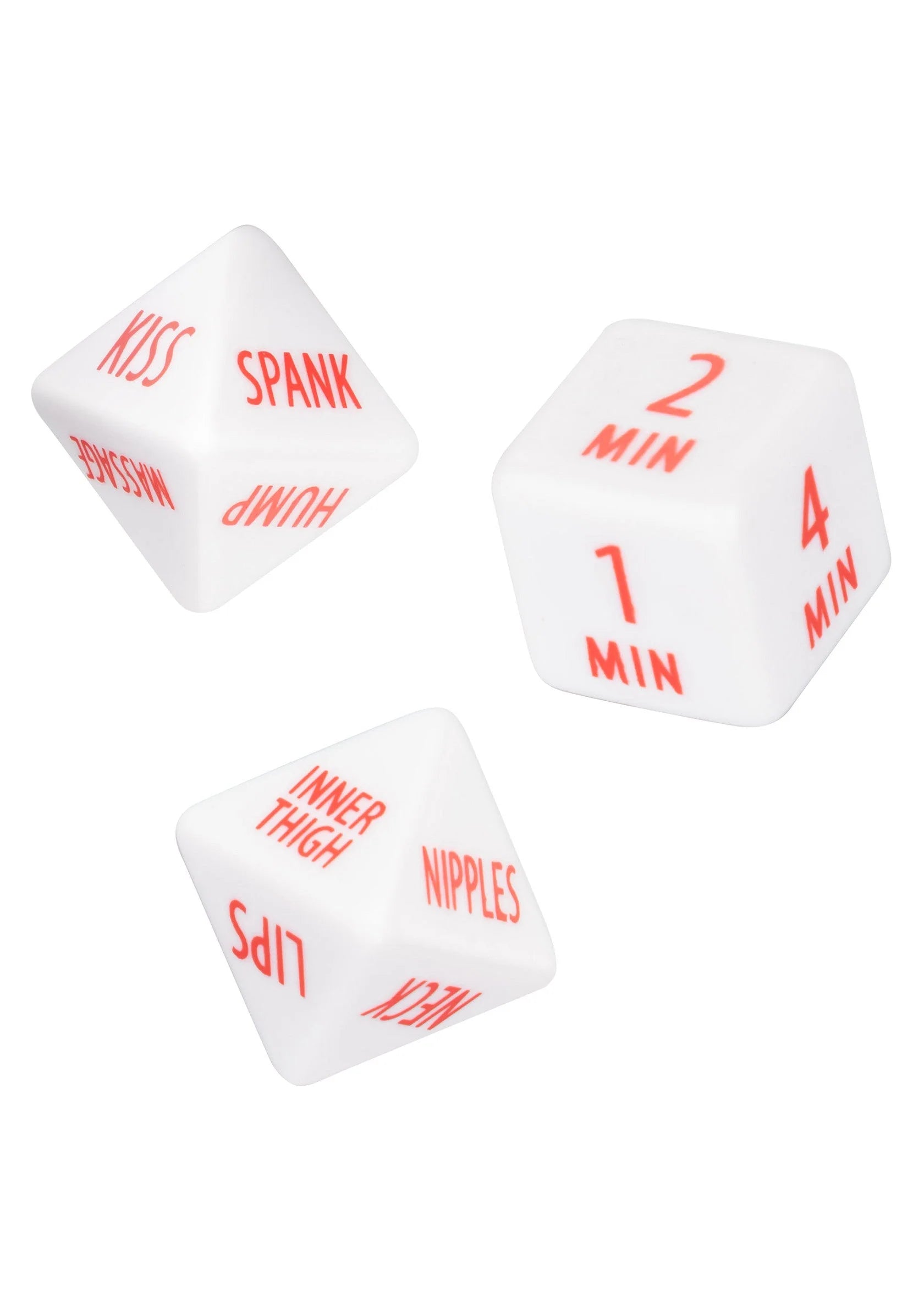 Bestel: Tempt & Tease Dice (EN) by CalExotics - bij Happytoys: de erotische sex webshop | liever Happy dan Easy ⭐⭐⭐⭐⭐ - Default Title - 14262 - WHITE