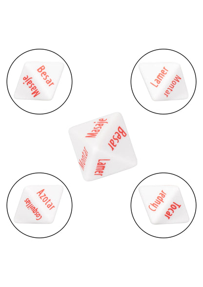Beste vandaag nog: Tempt & Tease Dados dice (ESP) by CalExotics - bij Happytoys