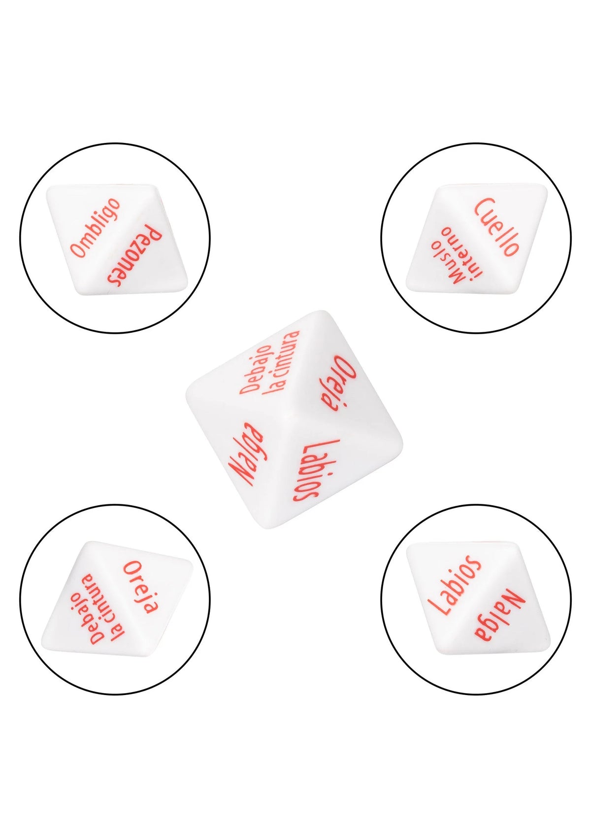 Beste vandaag nog: Tempt & Tease Dados dice (ESP) by CalExotics - bij Happytoys