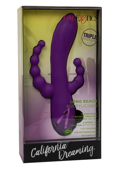 CalExotics California Dreaming Long Beach Bootylicious doos met paarse vibrator