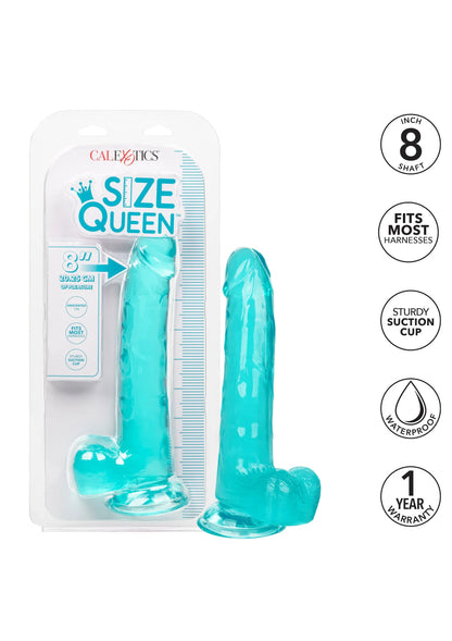 Bestel: Queen Size Dong 8 inch - bij Happytoys: de erotische sex webshop | liever Happy dan Easy ⭐⭐⭐⭐⭐
