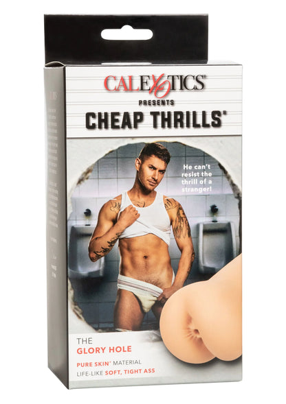 Verpakking van Cheap Thrills Glory Hole masturbator door CalExotics