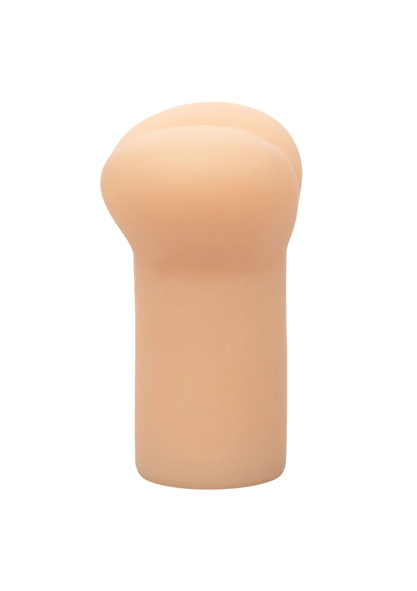 Beige masturbator, taps toelopende vorm met open top