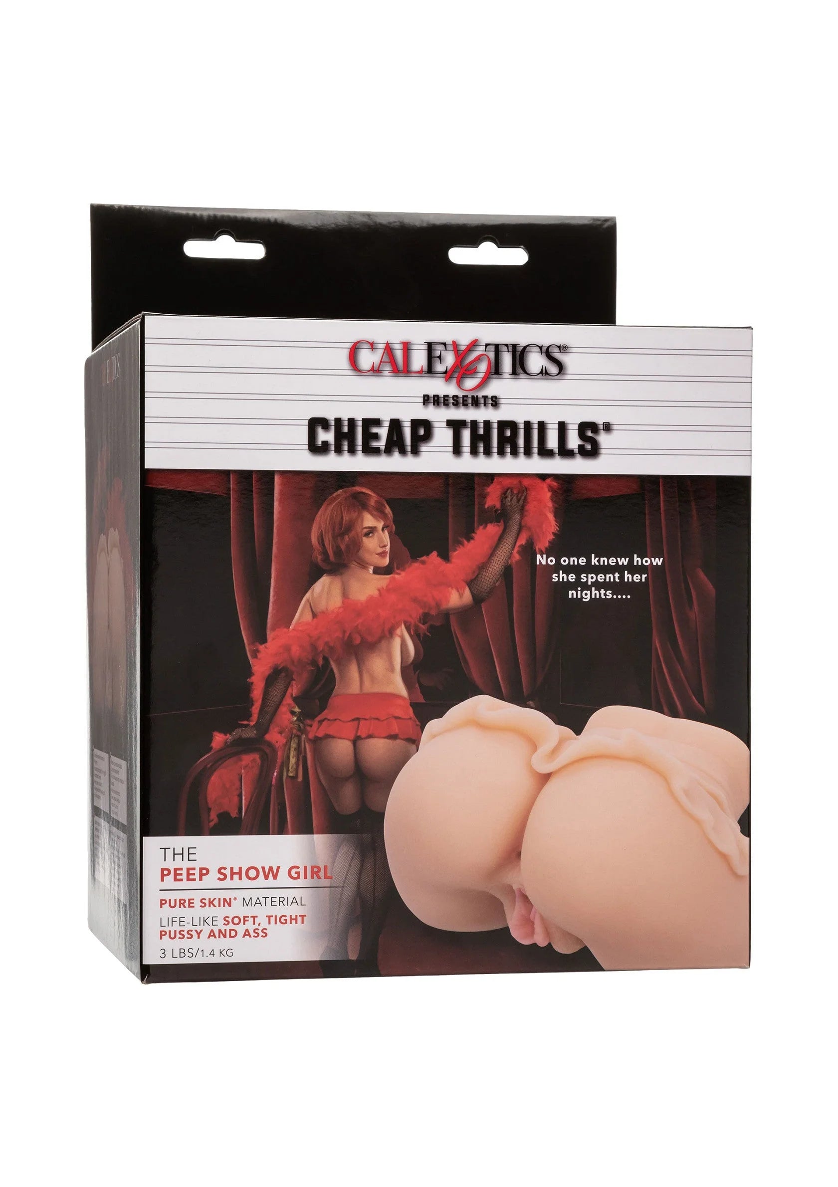 CalExotics masturbator in doos, met realistische billen en opening