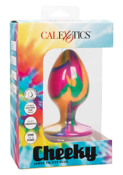 Bestel: Cheeky Large Tie - Dye Plug - bij Happytoys: de erotische sex webshop | liever Happy dan Easy ⭐⭐⭐⭐⭐