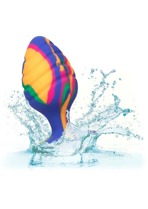 Cheeky Large Swirl Plug by CalExotics - Happytoys Sexshop: Toys for Feeling Happy & Easy 😊 - Discreet geleverd