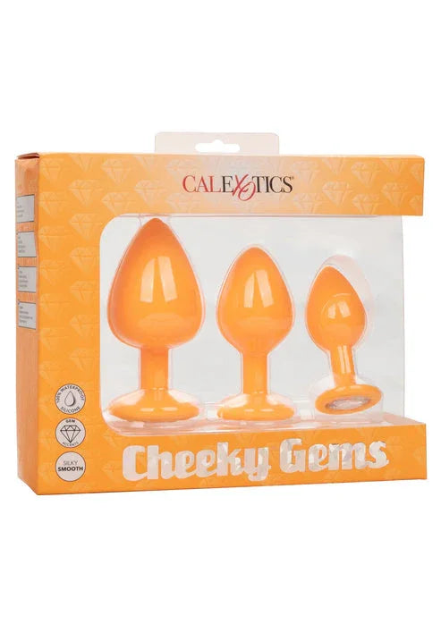 Cheeky Gems 3 pcs by CalExotics - Happytoys Sexshop: Toys for Feeling Happy & Easy 😊 - Discreet geleverd