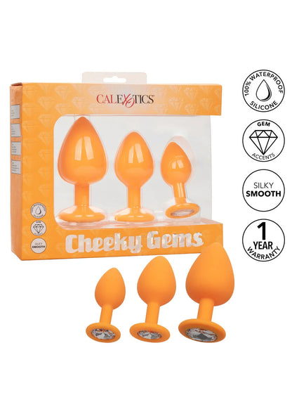Cheeky Gems 3 pcs by CalExotics - Happytoys Sexshop: Toys for Feeling Happy & Easy 😊 - Discreet geleverd