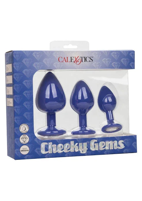 Cheeky Gems 3 pcs by CalExotics - Happytoys Sexshop: Toys for Feeling Happy & Easy 😊 - Discreet geleverd