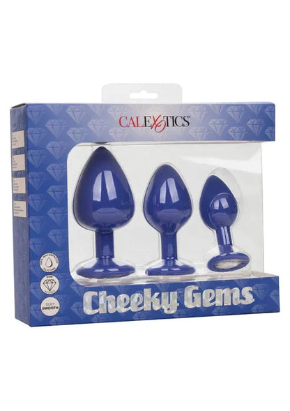 Cheeky Gems 3 pcs by CalExotics - Happytoys Sexshop: Toys for Feeling Happy & Easy 😊 - Discreet geleverd