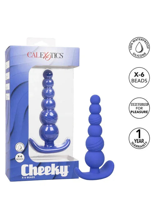 Cheeky X-6 Beads by CalExotics - Happytoys Sexshop: Toys for Feeling Happy & Easy 😊 - Discreet geleverd