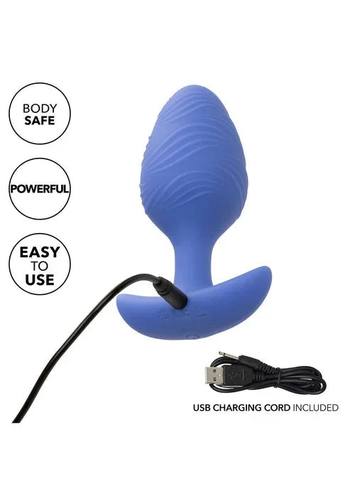 Cheeky Glow Vibrating Plug L by CalExotics - Happytoys Sexshop: Toys for Feeling Happy & Easy 😊 - Discreet geleverd