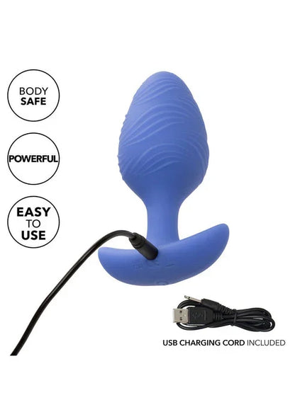 Cheeky Glow Vibrating Plug L by CalExotics - Happytoys Sexshop: Toys for Feeling Happy & Easy 😊 - Discreet geleverd