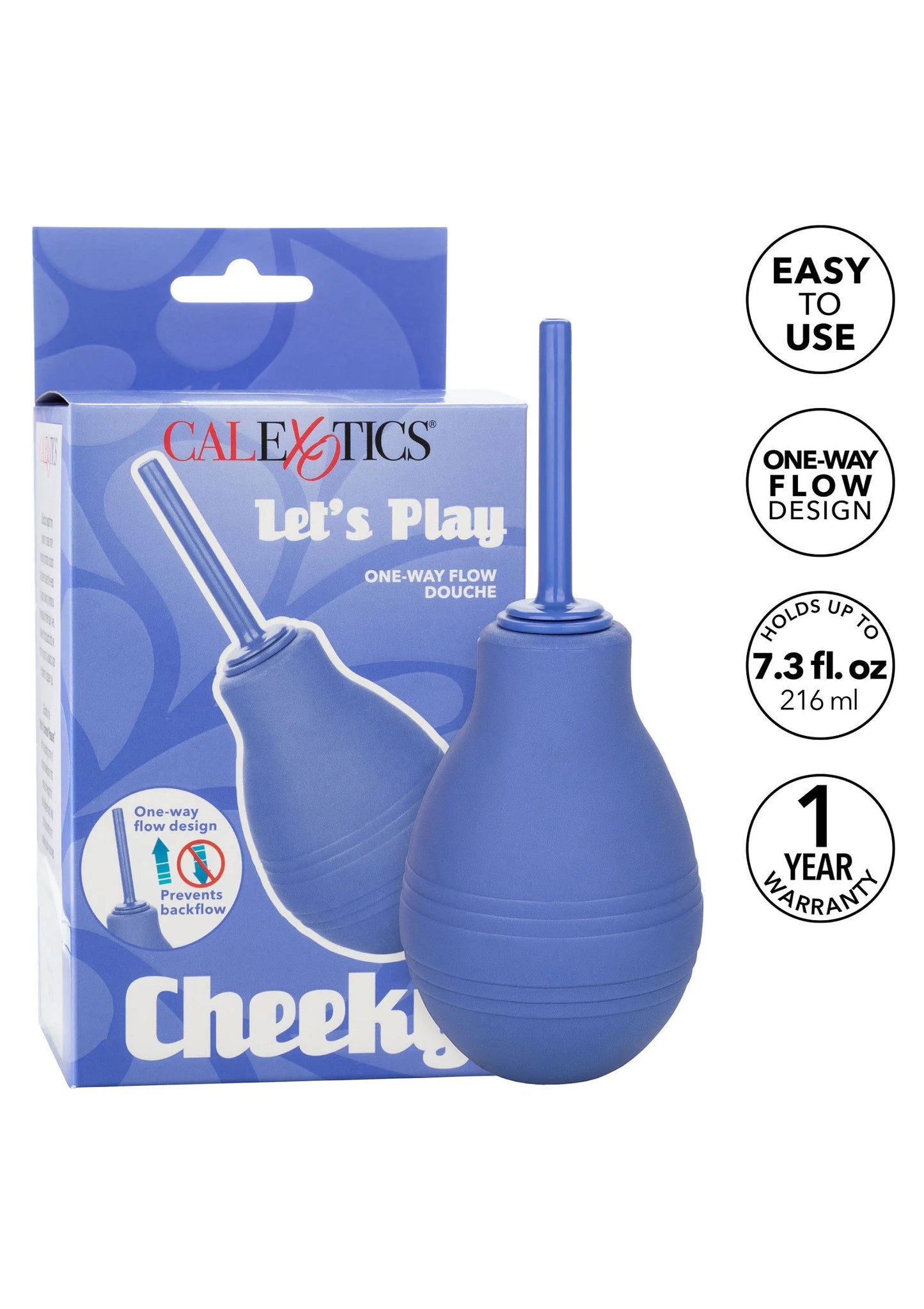 Cheeky One-Way Flow Douche Pink by CalExotics