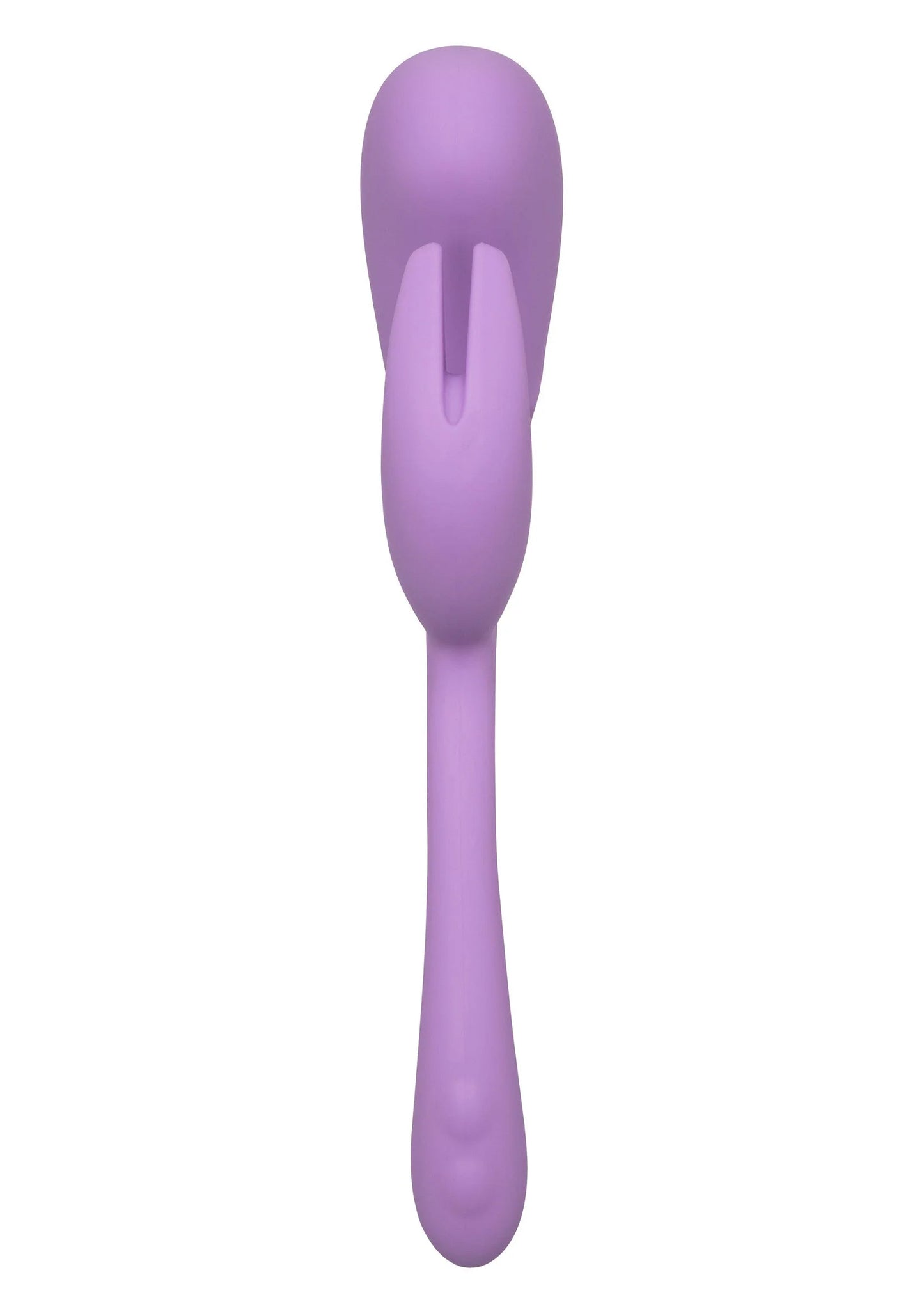 CalExotics vloeibare siliconen vibrator, paars, met gebogen handgreep en kop