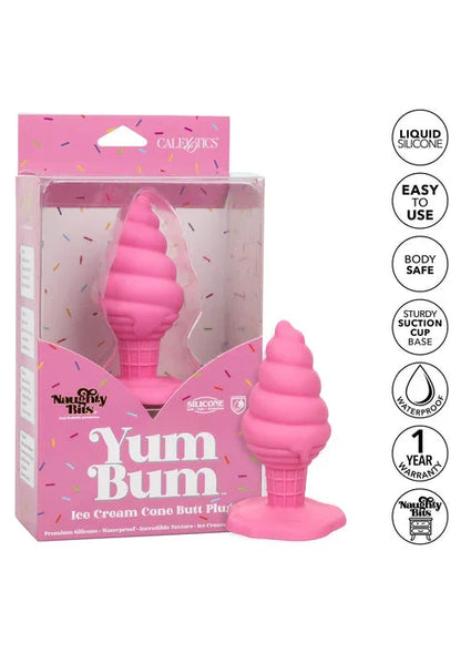 Yum Bum Ice Cone Butt Plug by CalExotics - Happytoys Sexshop: Toys for Feeling Happy & Easy 😊 - Discreet geleverd