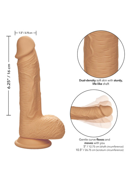 Dual Density Silicone Stud Skin 6.25 inches by CalExotics