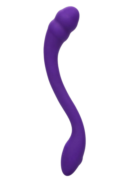 Paarse U-vorm vibrator, glad oppervlak, zijdelings afgebeeld