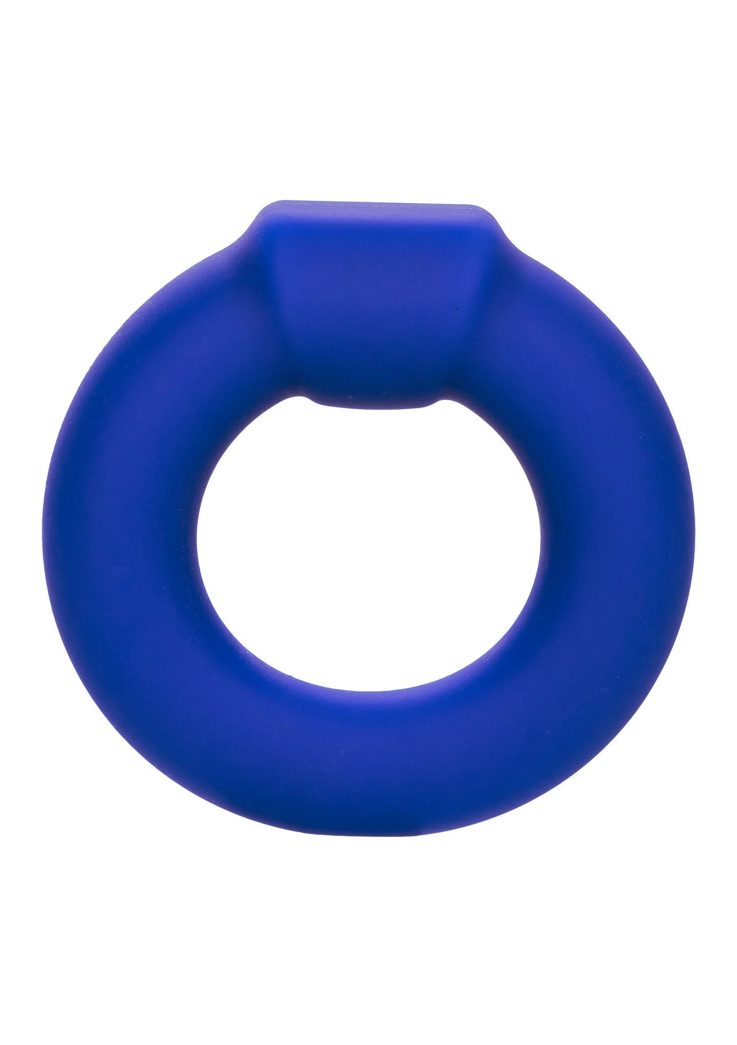 Blauwe pomp-ring met ronde opening voor de aansluiting